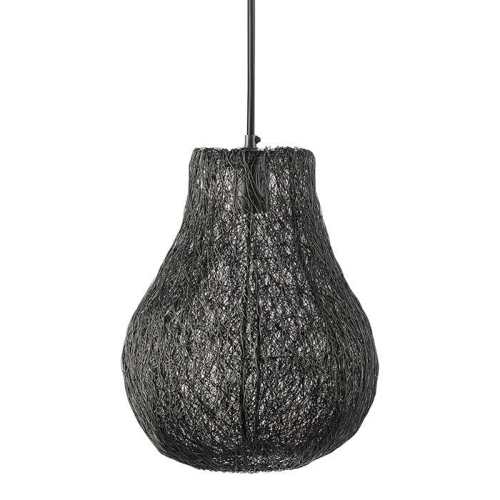 Светильник подвесной vinger, D27х35 см, черный Bergenson Bjorn BB0000347