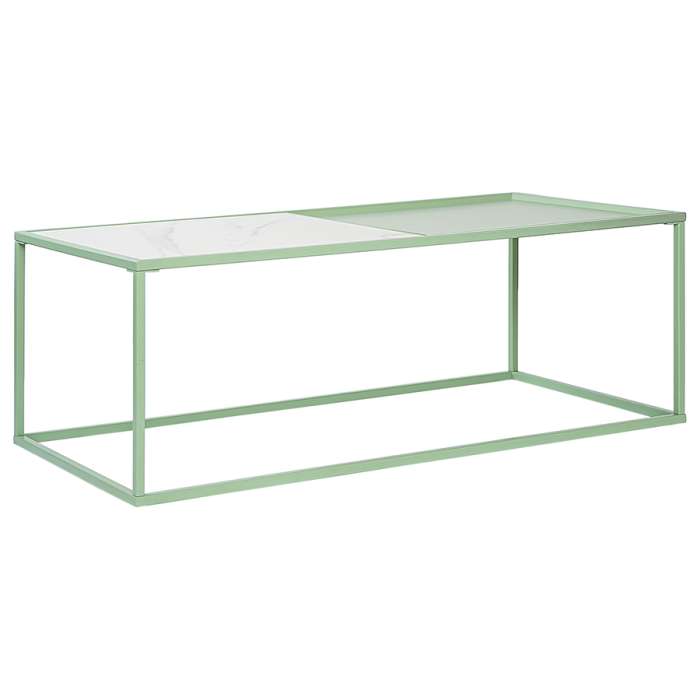 Столик журнальный mayen, 110х50 см, белый/зеленый Bergenson Bjorn BB0000483