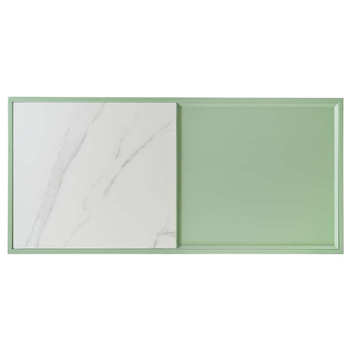 Столик журнальный mayen, 110х50 см, белый/зеленый Bergenson Bjorn BB0000483