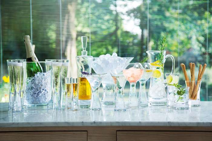 Набор из 2 бокалов-флейт Moya 170 мл прозрачный LSA G474-04-985