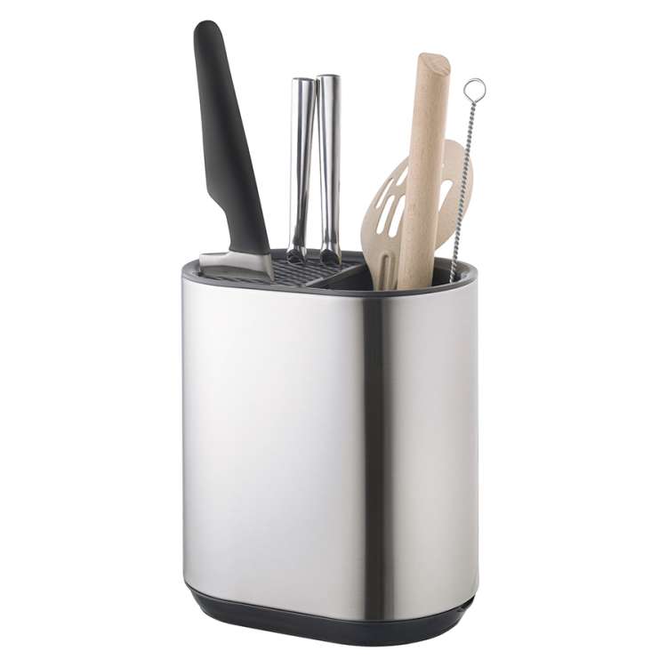 Органайзер для кухонных принадлежностей Atle, 18х11,5х19,4 см, серебристый SMART SOLUTIONS HF-ATL-ORG-KNF-ABS-CHR