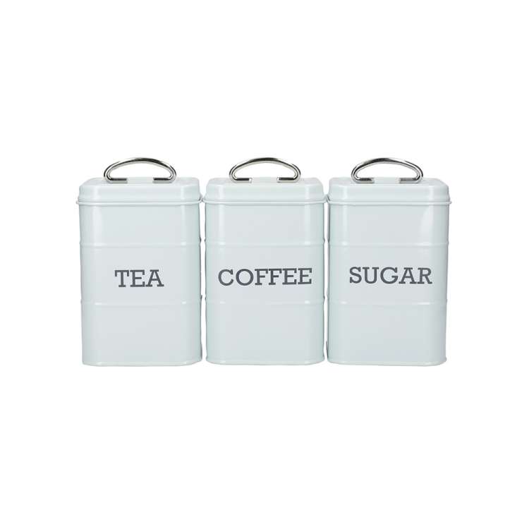 Набор емкостей для хранения чая, кофе, сахара  LIVING NOSTALGIA Kitchen Craft LNTCSSETBLU