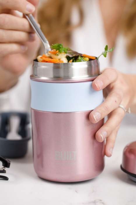 Термос для еды Built, 0.49 л, фиолетовый Kitchen Craft BLTJAR490LPNK