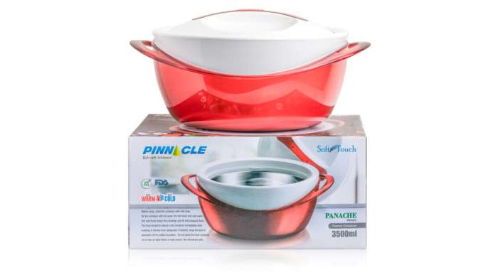 Термокастрюля 3,5л (красная) PINNACLE PIN-PA-1206