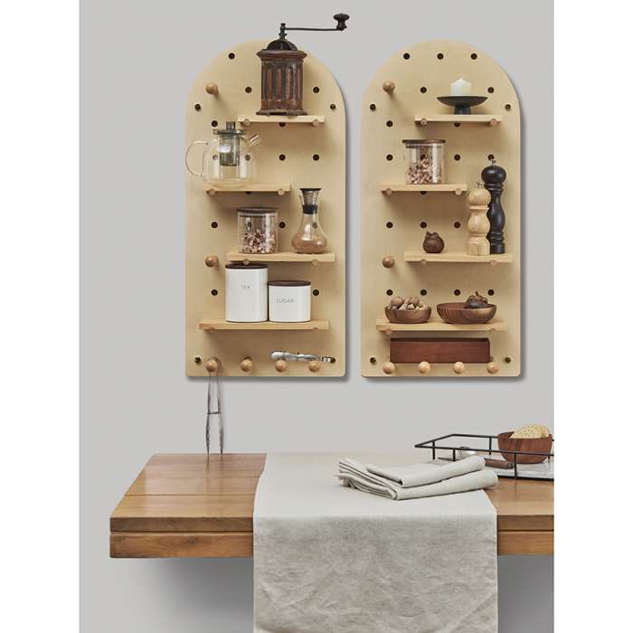 Полка настенная Shely, 38х80 см, серая BERG TL-BB-SFRC-GR-38-80