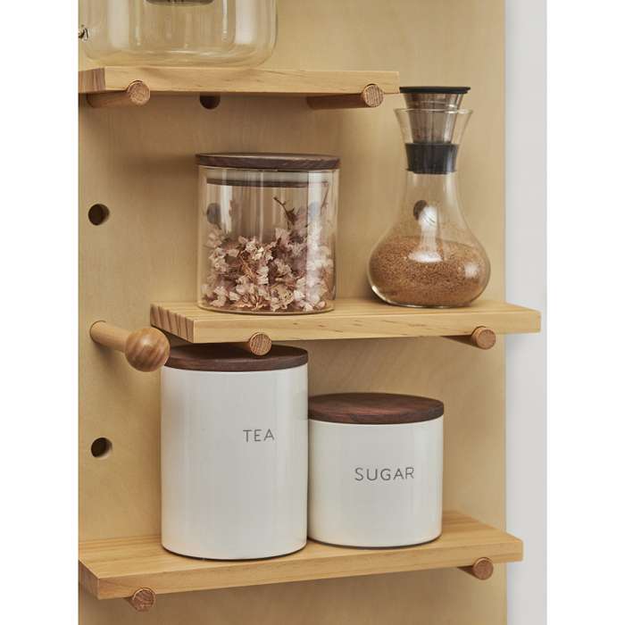 Полка настенная Shely, 38х80 см, серая BERG TL-BB-SFRC-GR-38-80