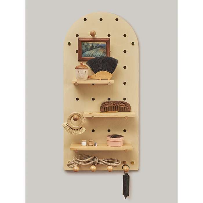 Полка настенная Shely, 38х80 см, серая BERG TL-BB-SFRC-GR-38-80