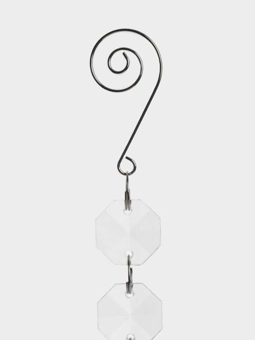 Украшение декоративное, 25 см, подвесное, акрил/металл, Снежинка с кристаллом, Event ANNA LAFARG ANLAF-H25600