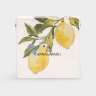 Салфетки бумажные, 21х21 см, 20 шт, квадратные, белые, Лимоны, Palermo ANNA LAFARG ANLAF-WUH-S26-01