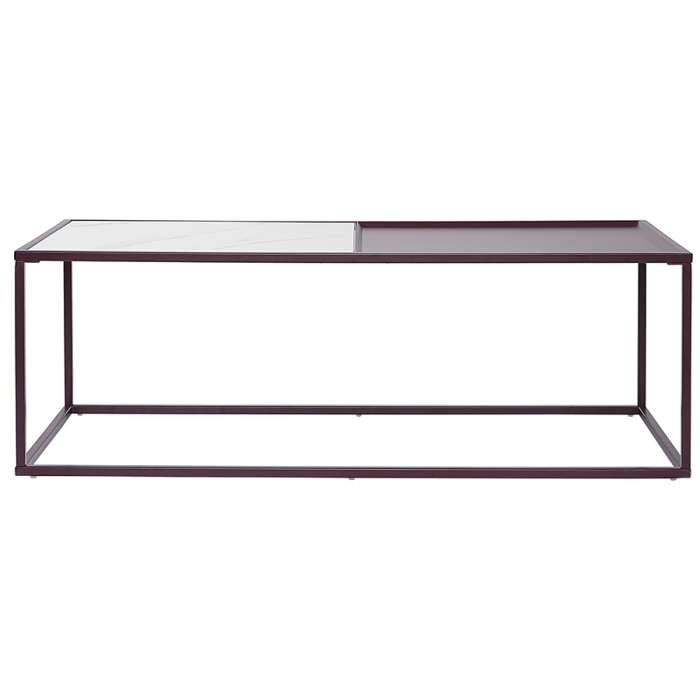 Столик журнальный mayen, 110х50 см, белый/сливовый Bergenson Bjorn BB0000484