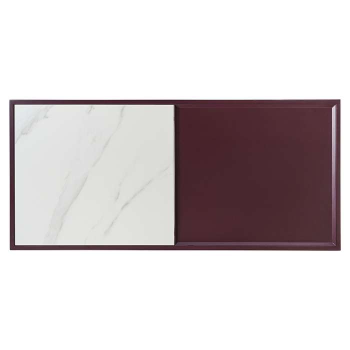 Столик журнальный mayen, 110х50 см, белый/сливовый Bergenson Bjorn BB0000484