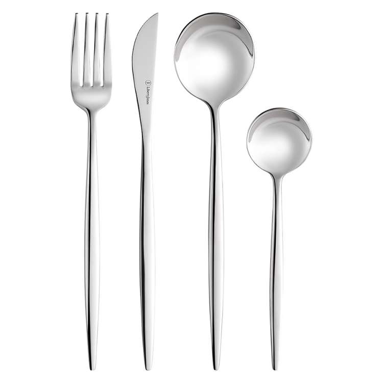 Набор столовых приборов globe, серебристые, 16 пред. Liberty Jones LJ0000204