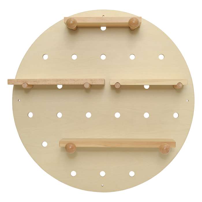 Пегборд shely, D50 см, светлое дерево Bergenson Bjorn TL-BB-SFRND-NT-50