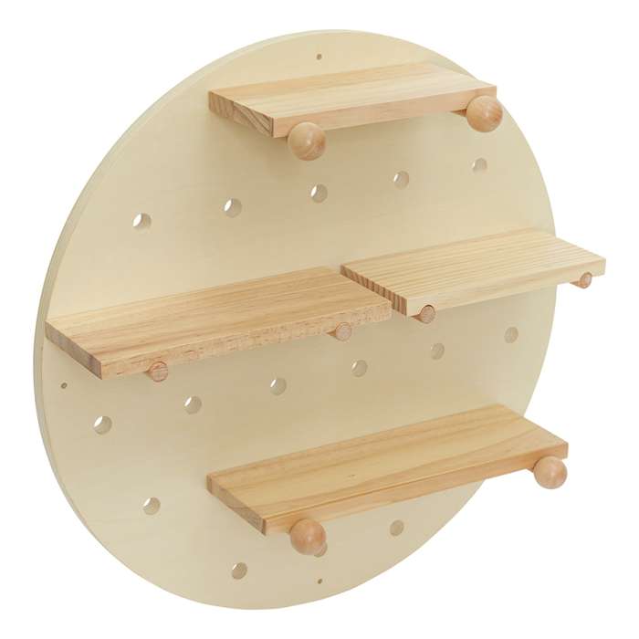 Пегборд shely, D50 см, светлое дерево Bergenson Bjorn TL-BB-SFRND-NT-50