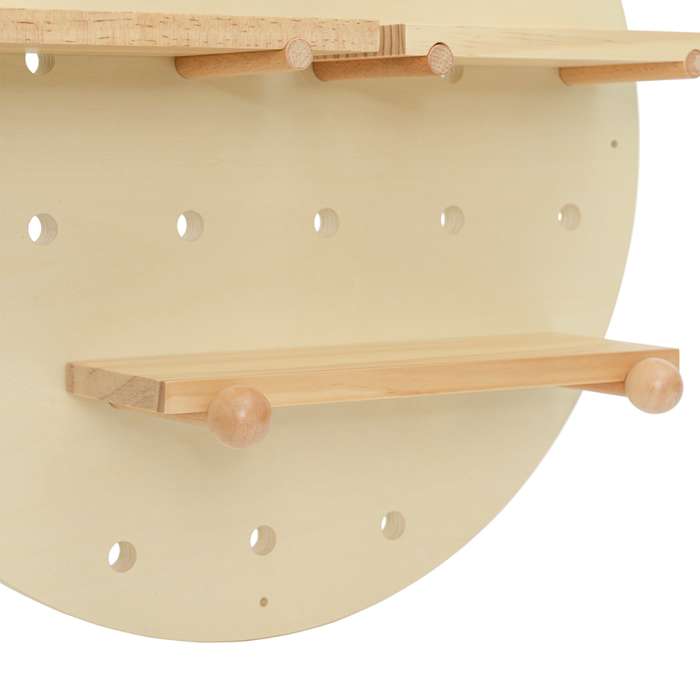 Пегборд shely, D50 см, светлое дерево Bergenson Bjorn TL-BB-SFRND-NT-50