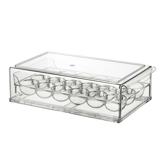 Органайзер для хранения яиц выдвижной keep in, 18 ячеек Smart Solutions SS0000293