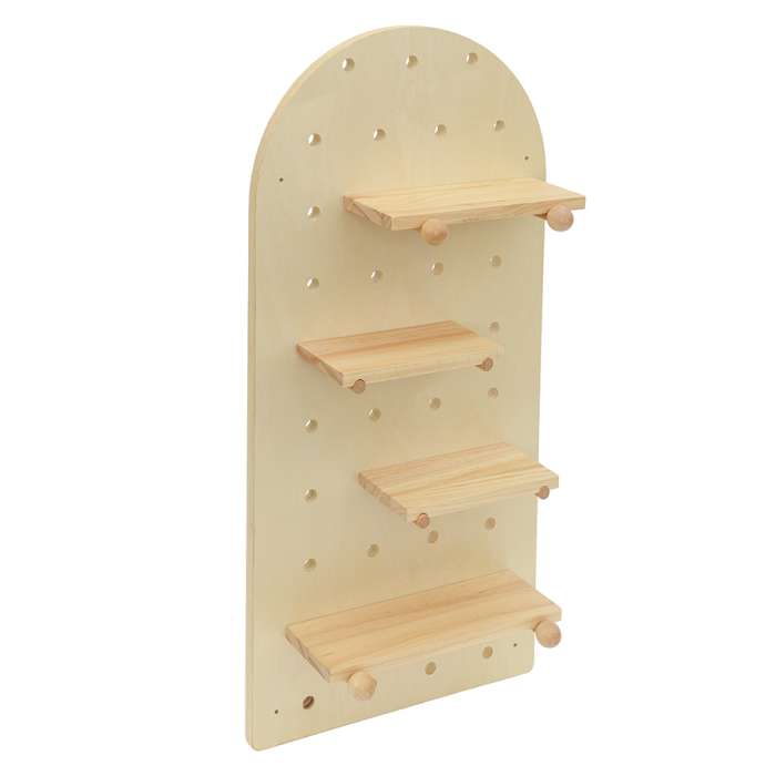 Полка настенная Shely, 38х80 см, светлое дерево BERG TL-BB-SFRC-NT-38-80