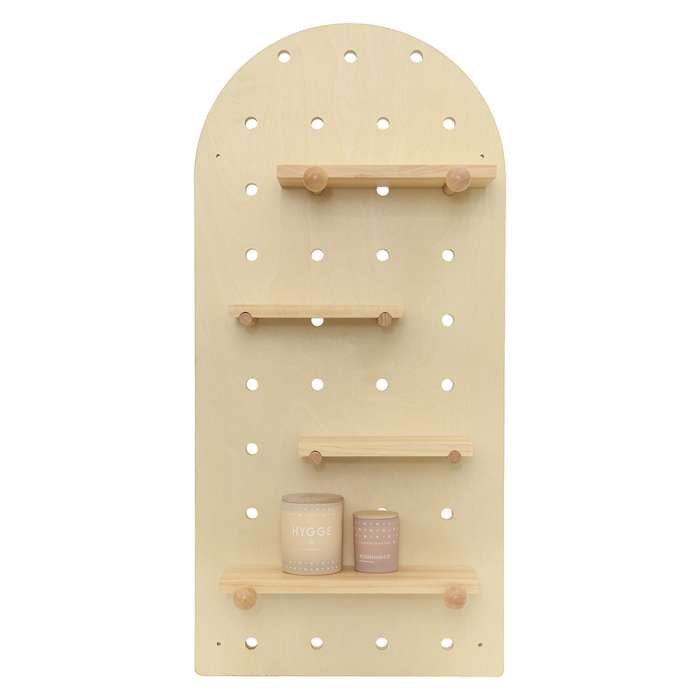 Полка настенная Shely, 38х80 см, светлое дерево BERG TL-BB-SFRC-NT-38-80