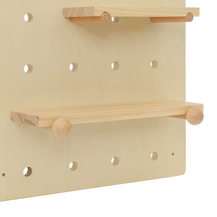 Полка настенная Shely, 38х80 см, светлое дерево BERG TL-BB-SFRC-NT-38-80