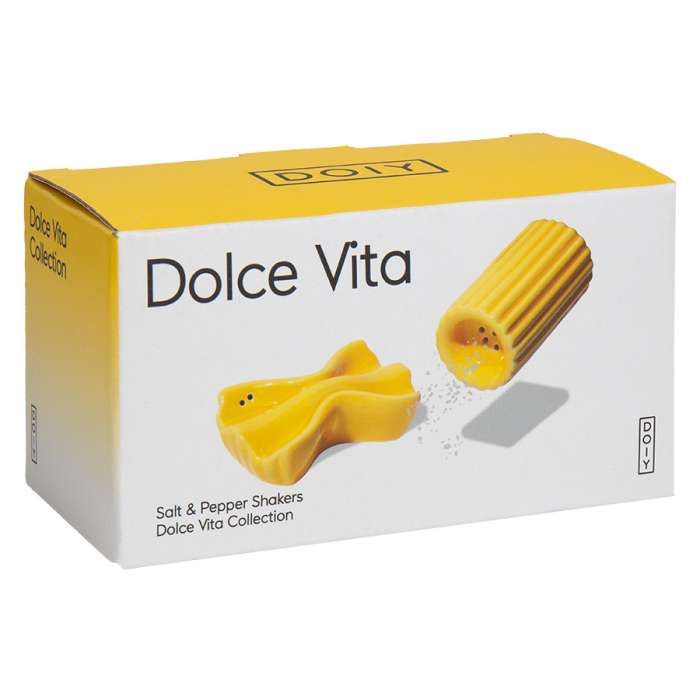 Набор из солонки и перечницы dolce vita, farfalle & macaroni DOIY DYSPEDVFR
