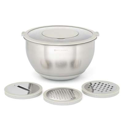 Миска стальная balance с крышкой и терками, 5 л Smart Solutions SS0000417
