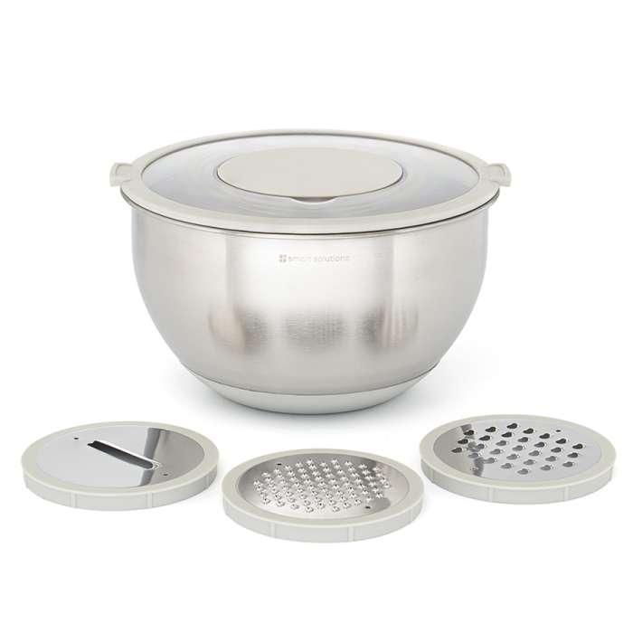 Миска стальная balance с крышкой и терками, 5 л Smart Solutions SS0000417
