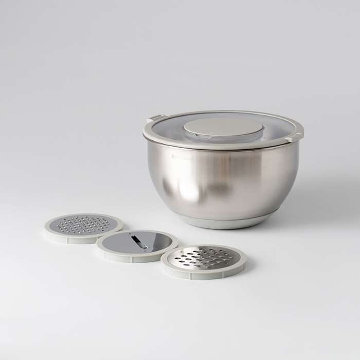 Миска стальная balance с крышкой и терками, 5 л Smart Solutions SS0000417