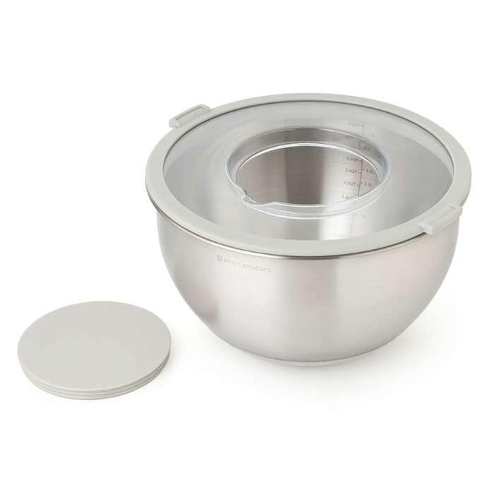 Миска стальная balance с крышкой и терками, 5 л Smart Solutions SS0000417