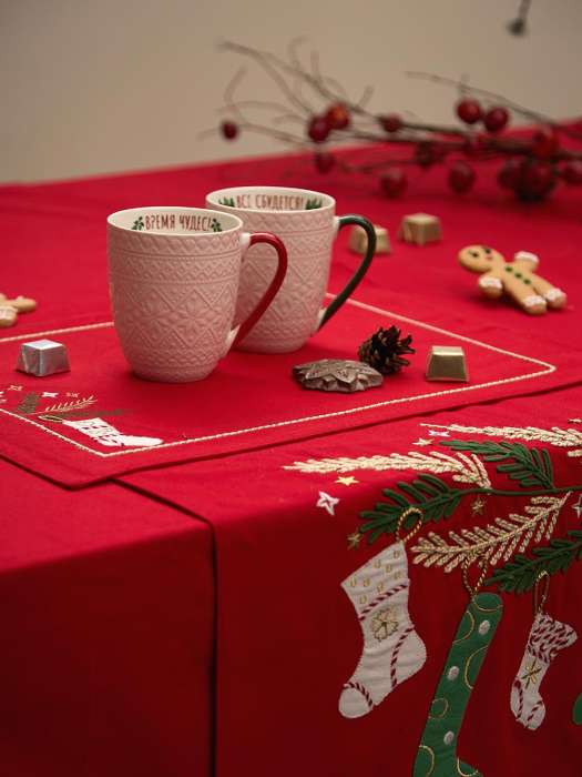 Салфетка под приборы winter wishes из коллекции new year essential, 33х48 см Tkano TK25-PM0021