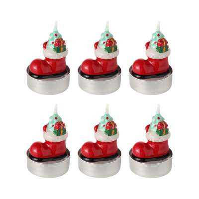 Набор декоративных свечей festive stocking из коллекции new year essential, 6 шт. Tkano TK25-NY_CND0002