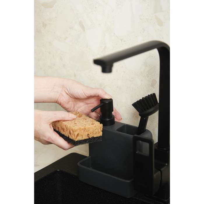 Диспенсер для мыла noble, 280 мл, графит Smart Solutions SS0000252