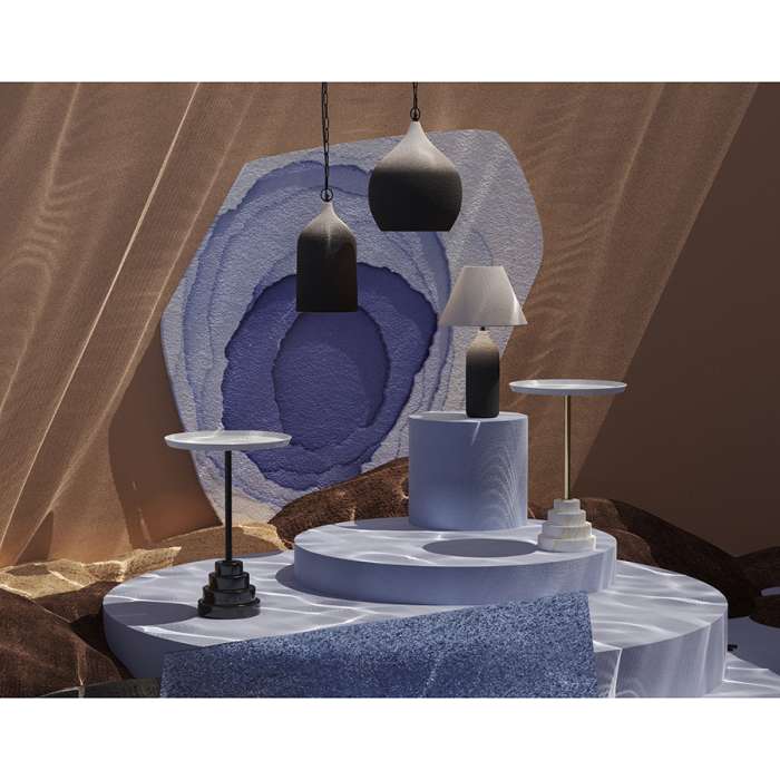 Светильник настольный sustainable collection, D30х55 см, черный/белый Bergenson Bjorn BB0000175