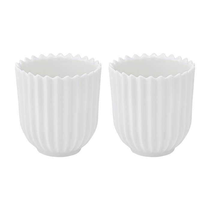 Набор из двух подставок для яиц белого цвета из коллекции edge, s Tkano TK23-TW_EGG0003