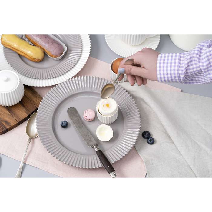 Набор из двух подставок для яиц белого цвета из коллекции edge, s Tkano TK23-TW_EGG0003