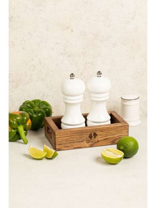 Подставка для масла и уксуса дубовая 18х10х5 UNECA ДРБ-931/2