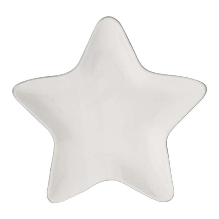 Bastion Collections Тарелка Star Grey Edge Bastion Collections LI/STAR PL 001 GR