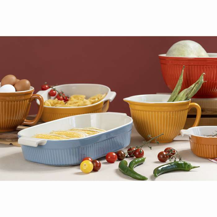 Блюдо для запекания soft ripples, 35,9х23,3 см, карамельное Liberty Jones LJ000065