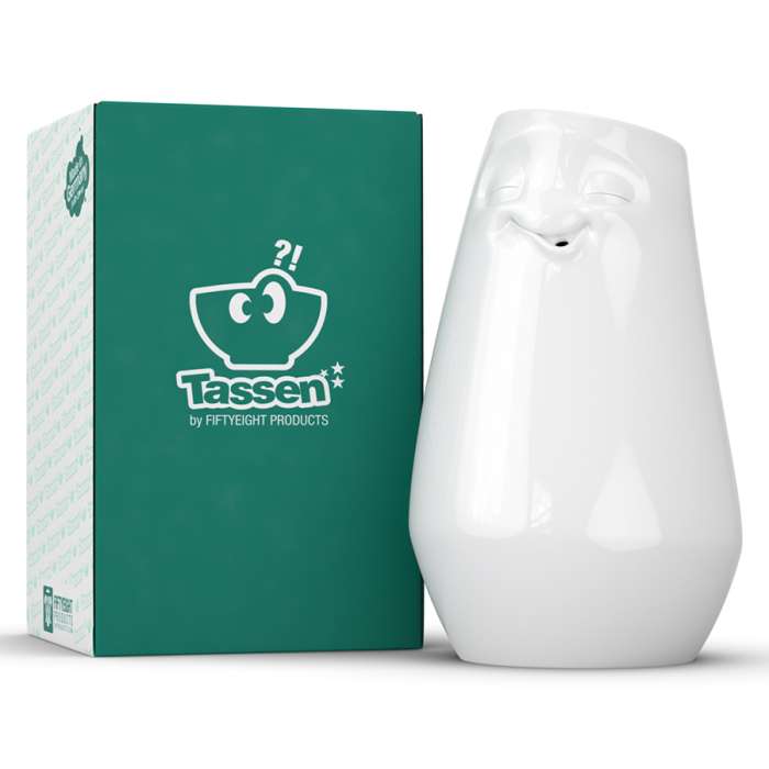 Ваза laid back, 23 см, белая Tassen T01.91.01