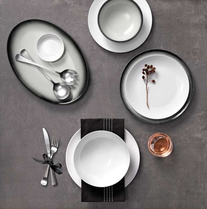 Тарелка закусочная Икра белая, 21 см MAXWELL & WILLIAMS MW602-AX0234