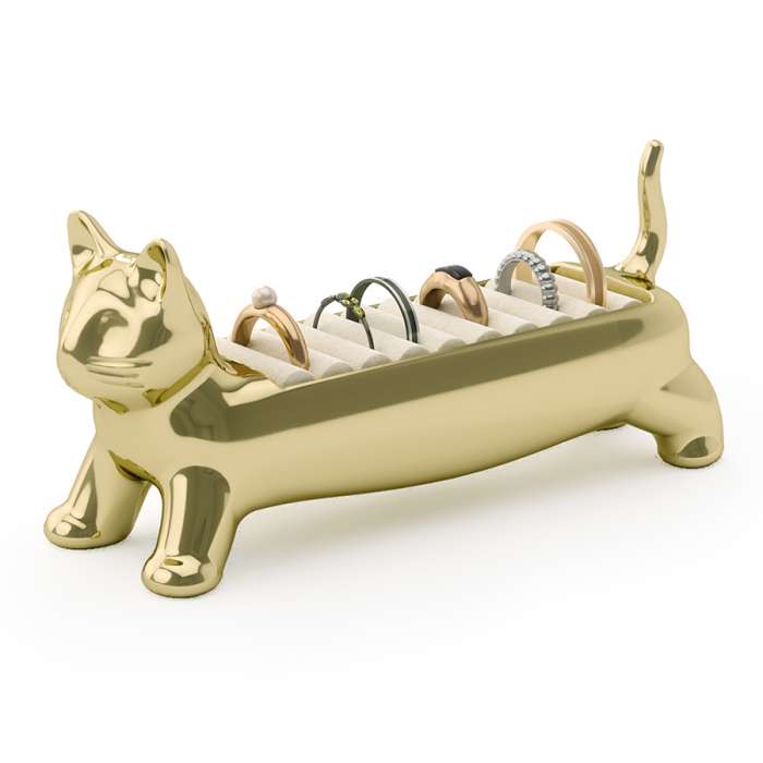 Держатель для колец ali cat, латунь UMBRA 1023419-104