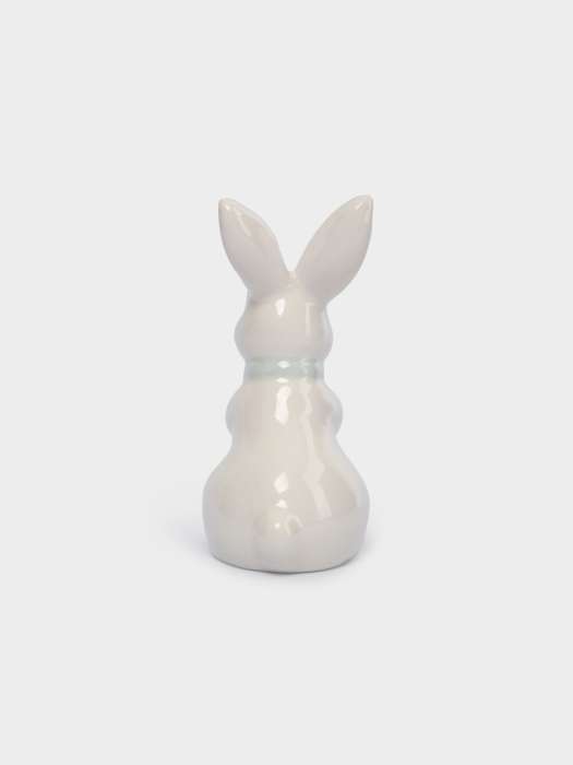 Емкость для соли или перца, 9 см, керамика, молочно-золотистая, Кролик с бантом, White Rabbit ANNA LAFARG ANLAF-DJIA-010825-5