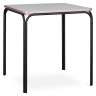 Стол обеденный ror, 70х70 см, черный/серый/розовый LATITUDE RORTBL_D_SQBKGRPK70