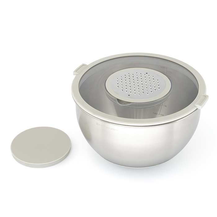 Набор стальных мисок balance с крышками и терками, 1,5 л/3 л/ 5 л Smart Solutions SS0000418