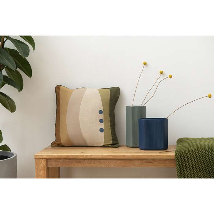 Чехол на подушку из хлопка с принтом rice plantation из коллекции terra, 45х45 см Tkano TK22-CC0010