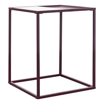 Столик кофейный mayen, 45х45 см, белый/сливовый Bergenson Bjorn BB0000486