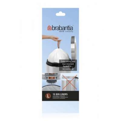 Пакеты для мусора (в рулонах) 45л, 10шт (L) BRABANTIA 371547