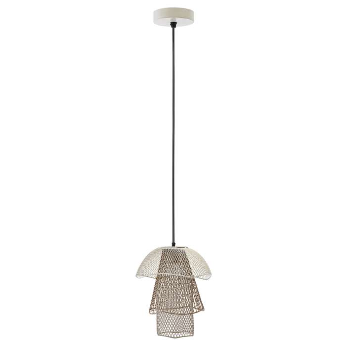 Светильник подвесной vinger, D28х37 см, белый/бежевый/золотой Bergenson Bjorn BB0000161