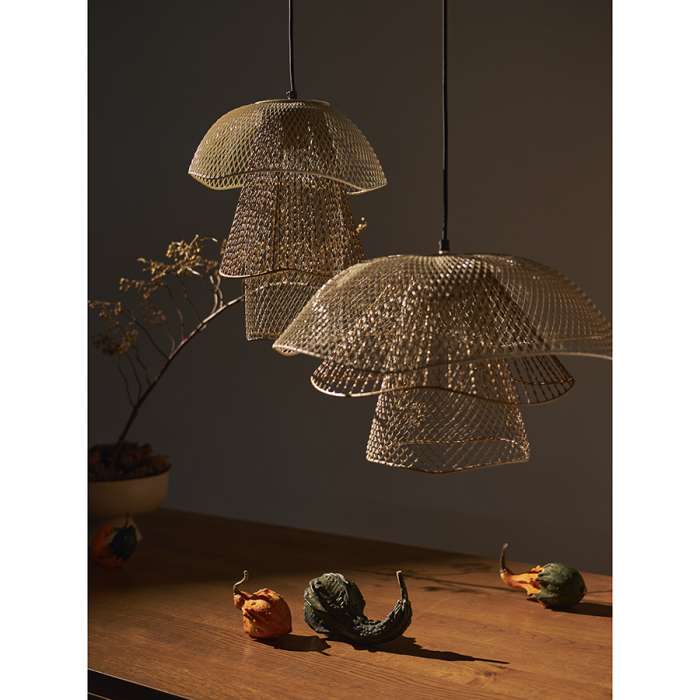 Светильник подвесной vinger, D28х37 см, белый/бежевый/золотой Bergenson Bjorn BB0000161