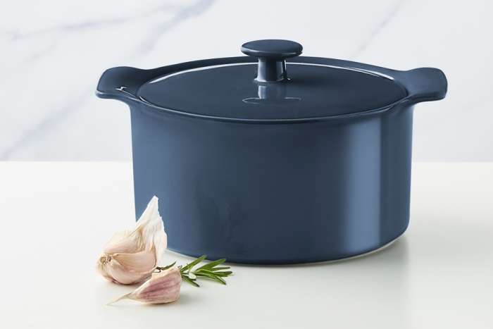 Кастрюля, 1,3 л, с крышкой, фарфор P, синяя, Indulgence MAXWELL & WILLIAMS MW451-IA0376