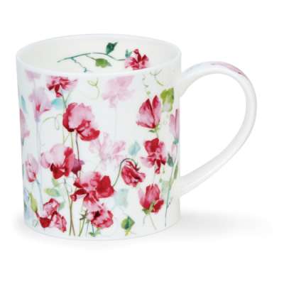 Кружка Dunoon Душистый горошек Оркни 350 мл, фарфор костяной